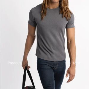 Twillory Performance Tee Shirt Navy Blue Mens